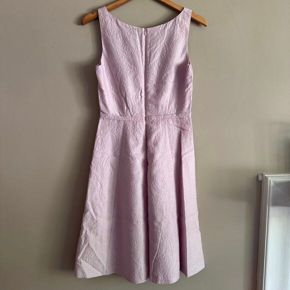 MaxMara Pianoforte Floral Design Jacquard Pink Purple Dress Size 6 - Picture 3 of 8